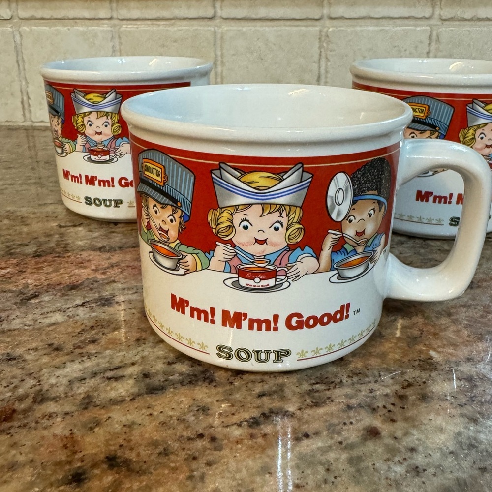 Campbell Soup Company Vintage Soup Bowls/Cups Lot of 3